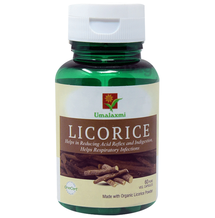 Umalaxmi Organics Licorice Veg Capsules