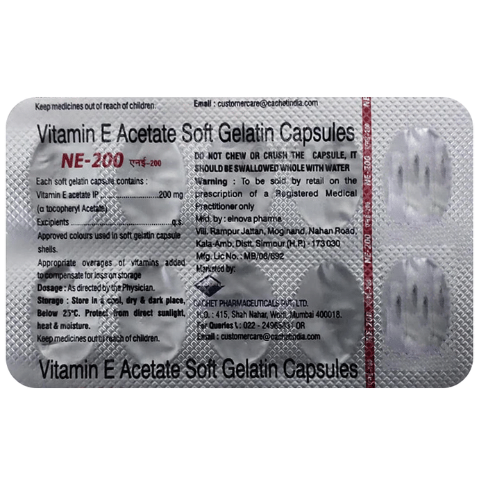 NE - 200 Soft Gelatin Capsule