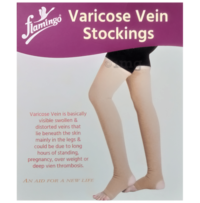 Flamingo Premium Vein Stockings XL: Buy box of 1.0 Pair of