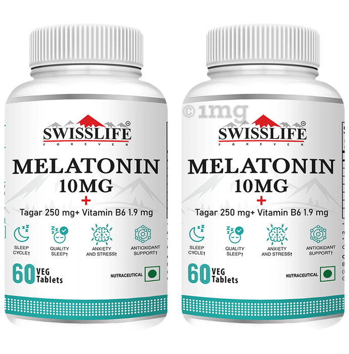 SWISSLIFE FOREVER Melatonin 10mg Tablet (60 Each)