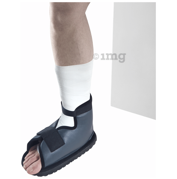 Vissco Cast Shoe Waterproof Plaster to Prevent Wear & Tear of the Cast Cover on Foot Large