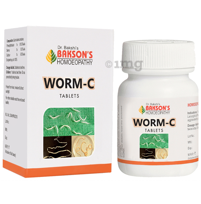 Bakson's Homeopathy Worm-C Tablet