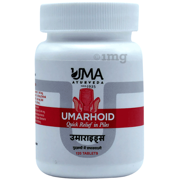 Uma Ayurveda Umarhoid Tablet for Quick Relief in Piles Tablet