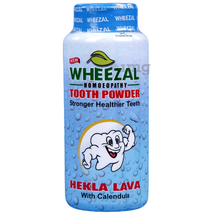 Wheezal Hekla Lava with Calendula Tooth Powder