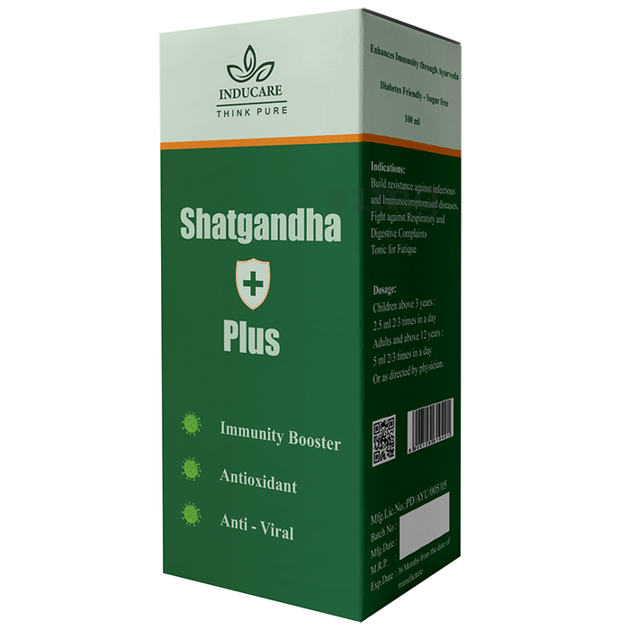 Inducare Pharma Shatgandha Plus Syrup Sugar Free