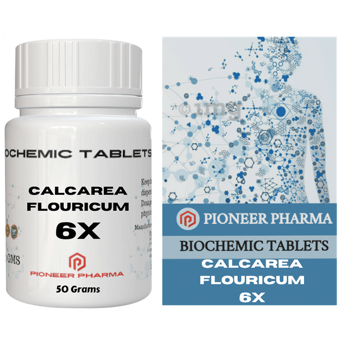 Pioneer Pharma Calcarea Fluoricum  Biochemic Tablet 6X