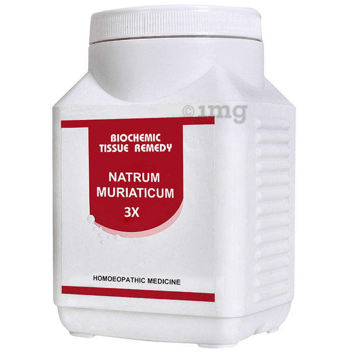 Bakson's Homeopathy Natrum Muriaticum Biochemic Tablet 3X
