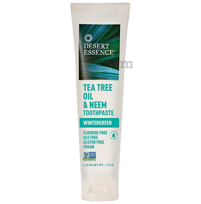 Desert Essence Toothpaste Wintergreen Tea Tree Oil & Neem