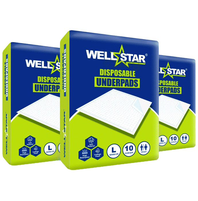 Wellstar Disposable Underpads (10 Each)