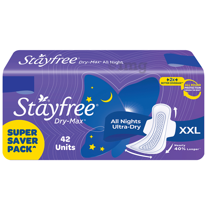 Stayfree Dry-Max All Night Ultra-Dry {size.name}