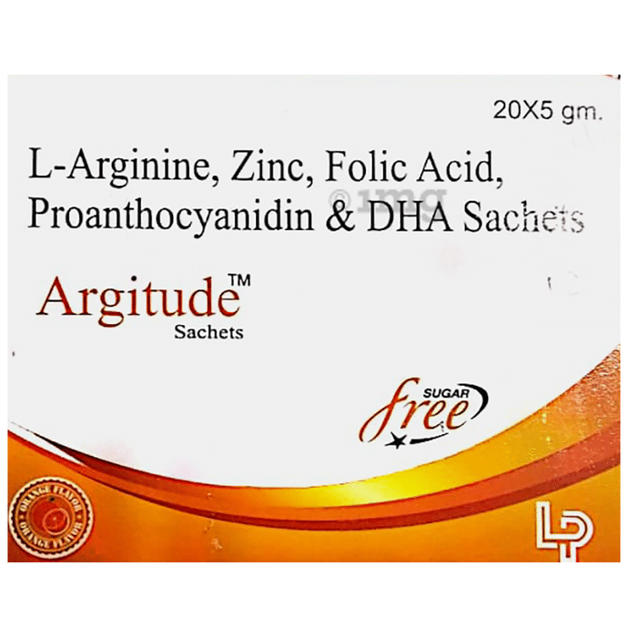 Argitude Sachet Orange Sugar Free