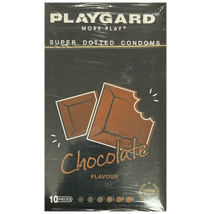 Playgard More Play + Super Dotted Condom Chocolate