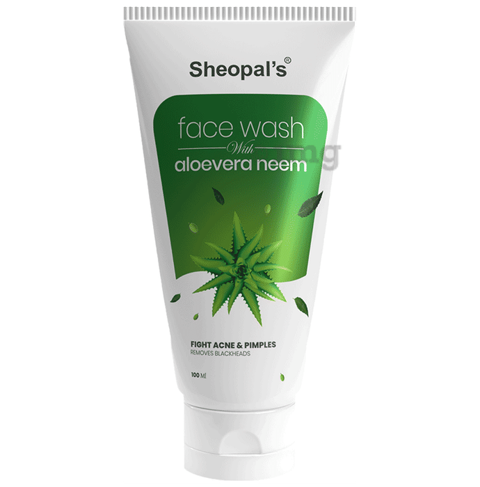 Sheopal's Aleovera Neem Face Wash for Acne and Pimple