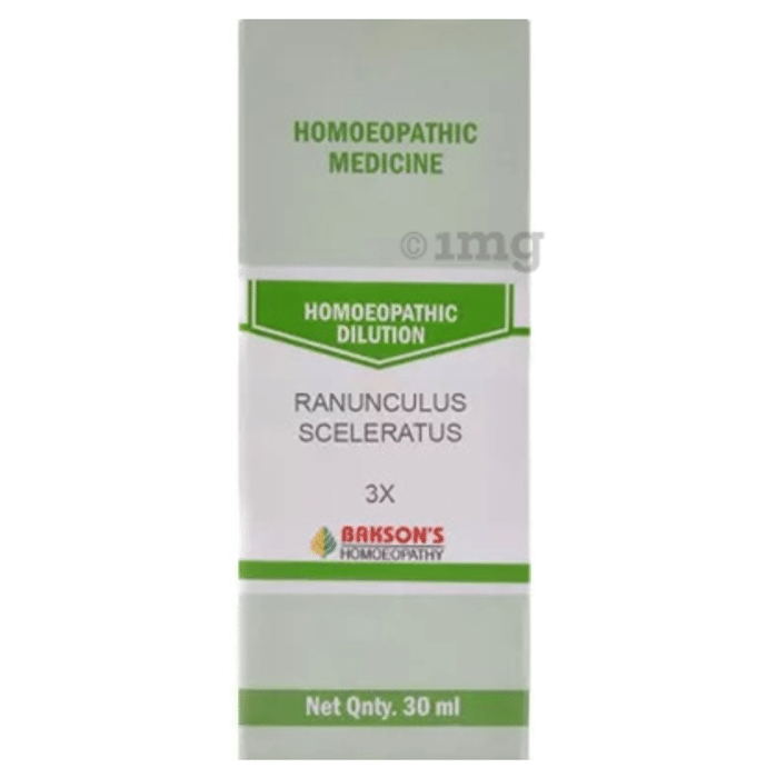 Bakson's Homoeopathy Ranunculus Sceleratus Dilution 3X