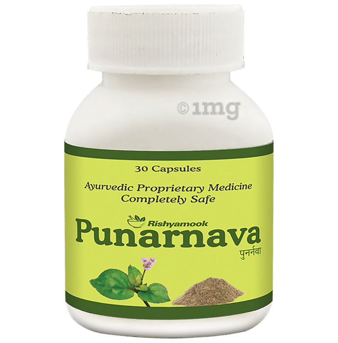 Rishyamook Punarnava 500mg Capsule