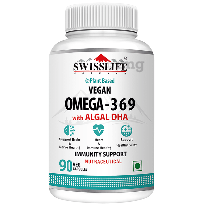 SWISSLIFE FOREVER Vegan Omega 369 with Algal DHA Capsule