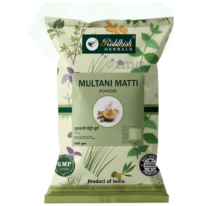Riddhish Herbals Multani Matti Power(Each 100 gm)