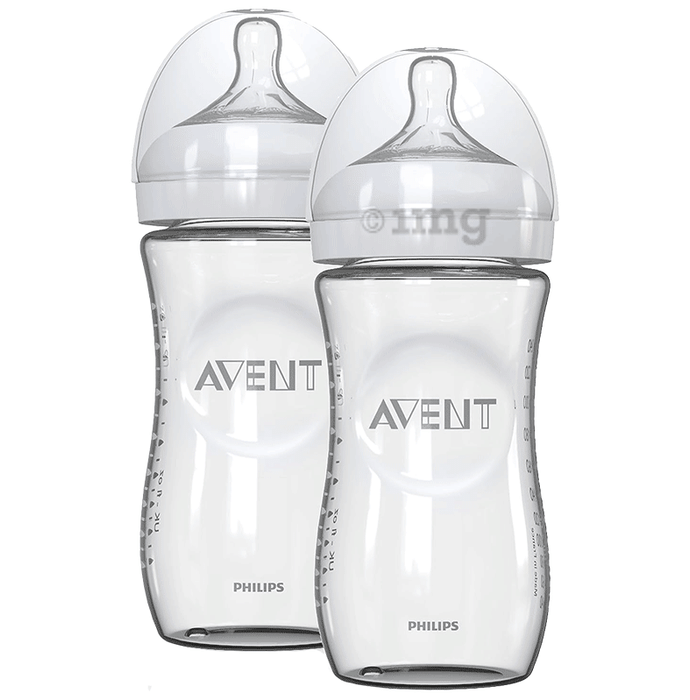 Philips Avent Natural Glass Bottle (240ml Each)