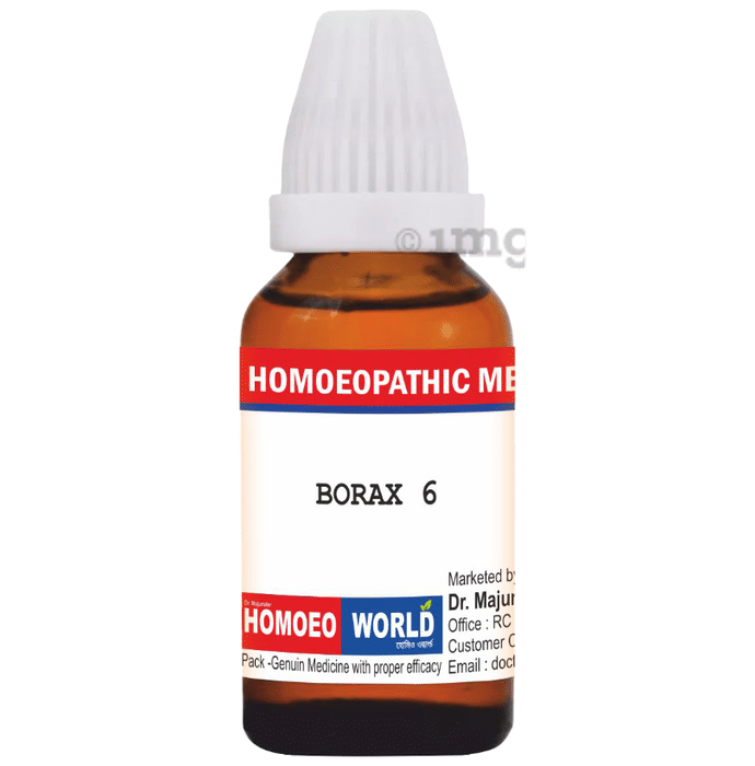 Dr. Majumder Homeo World Borax Dilution(30ml Each) 6