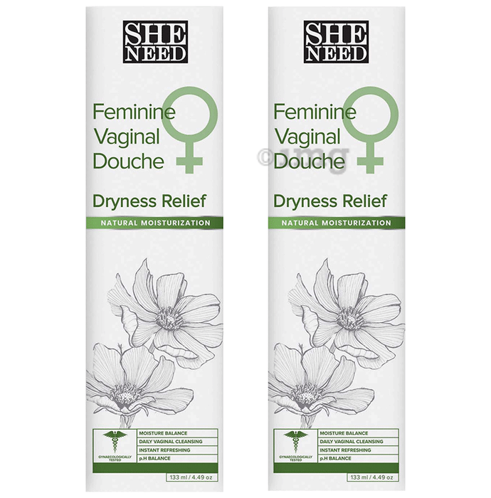 SheNeed Feminine Vaginal Douche (133ml Each) Fresh Scent