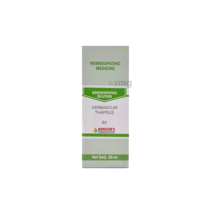 Bakson's Homeopathy Verbascum Thapsus  Dilution 6X