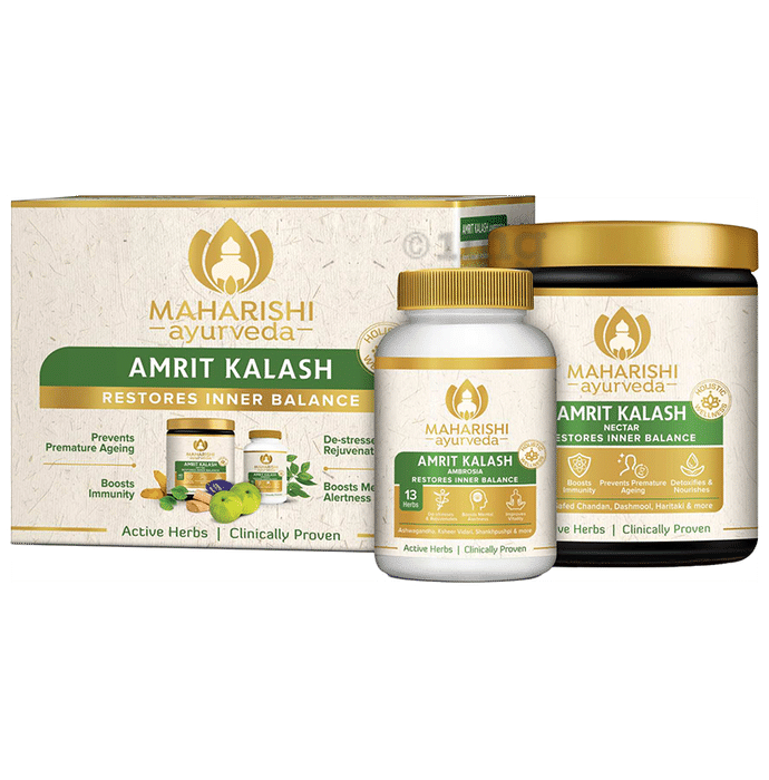 Maharishi Ayurveda Combo of Amrit Kalash 60 Tablets & 600gm Paste