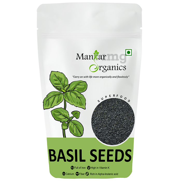 ManHar Organics Basil Seeds (1kg Each)