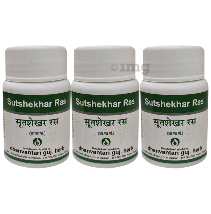 Dhanvantari Sutshekhar Ras Tablets (60 Each)