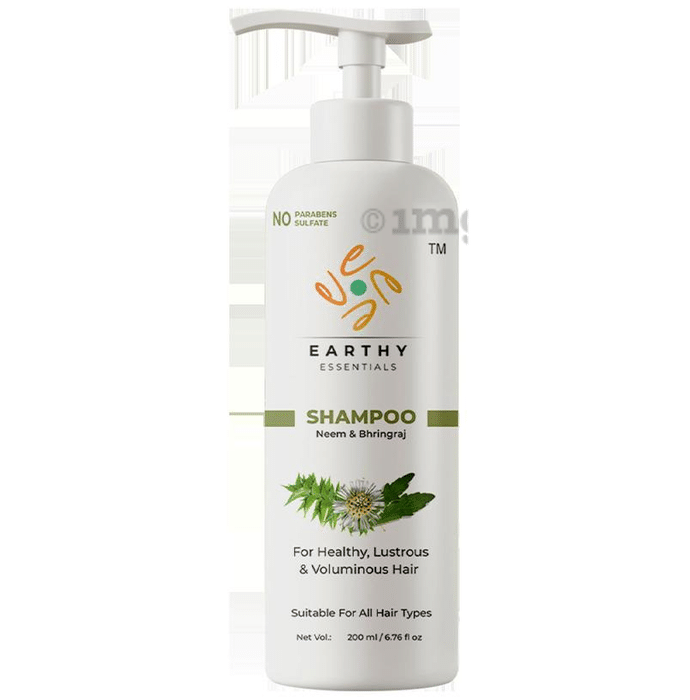 Earthy Essentials Neem & Bhringraj Shampoo (200ml Each)