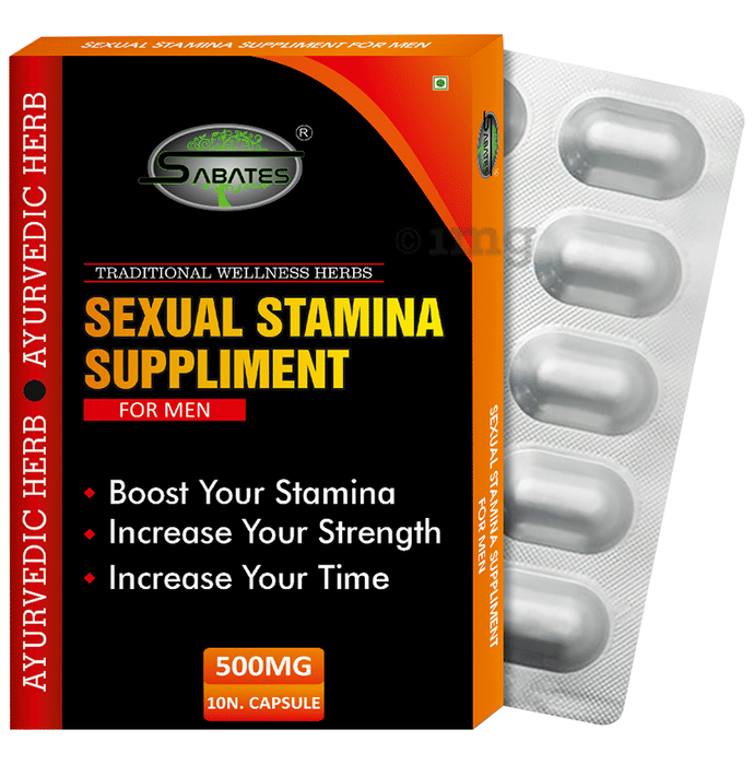 Sabates Sexual Stamina Supplement For Men Capsule Buy Strip Of 100 Capsules At Best Price In 