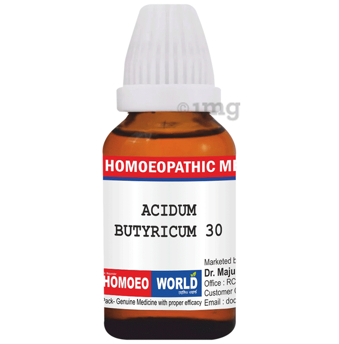 Dr. Majumder Homeo World Acidum Butyricum Dilution 30