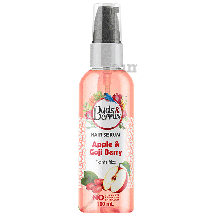 Buds & Berries Frights Frizz Hair Serum Apple and Goji Berry