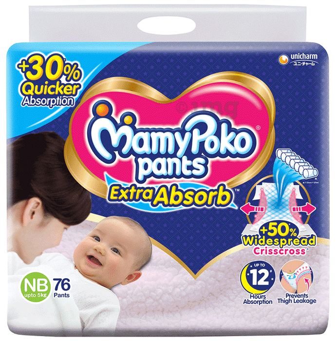 MamyPoko Pants Extra Absorb for New Born upto 5kg Bab