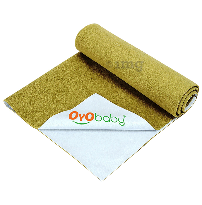 Oyo Baby Waterproof Bed Protector Baby Dry Sheet Small Gold
