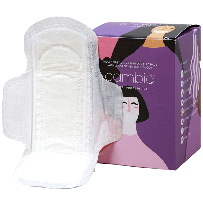 Cambio 100% Cotton Sanitary Pads Low Medium & High Flow