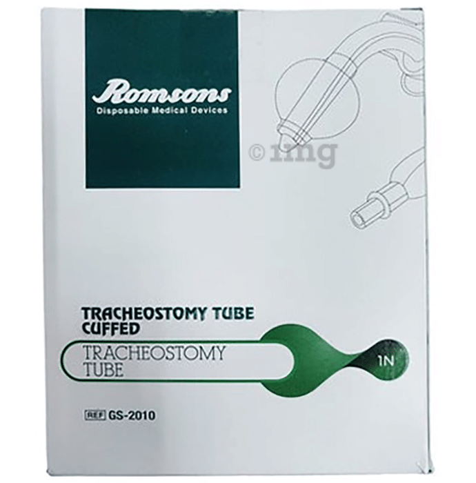 Romsons Tracheostomy Tube Cuffed 8.5