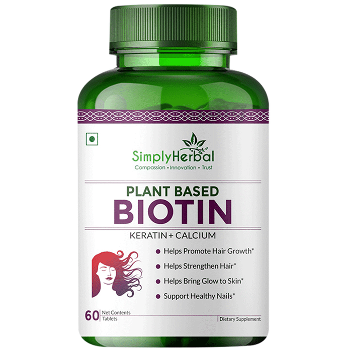 Simply Herbal Plant Based Biotin Tablet