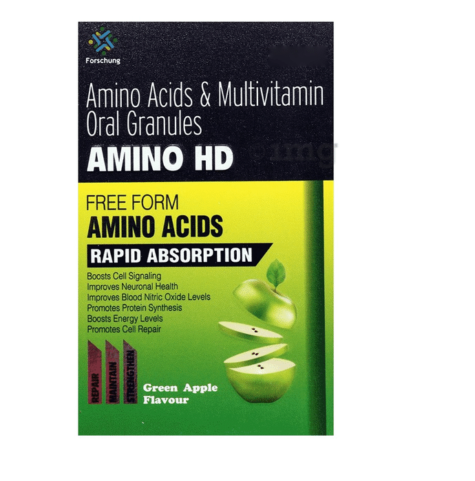 Amino HD Granules Green Apple
