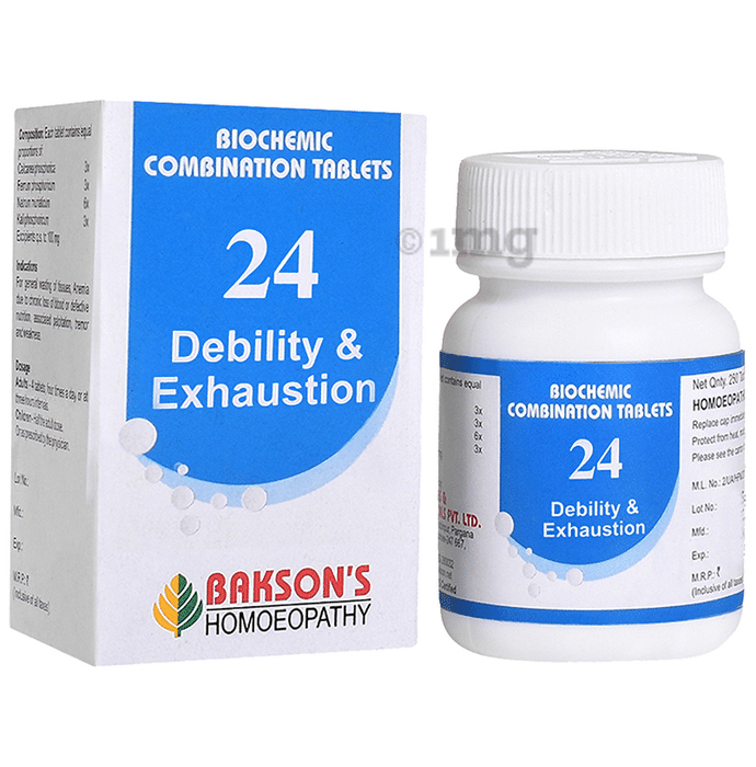 Bakson's Homeopathy Biocombination 24 Tablet