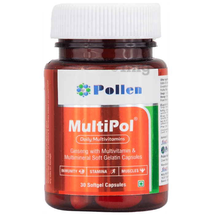 Pollen Multipol Daily Multivitamins Soft Gelatin Capsule