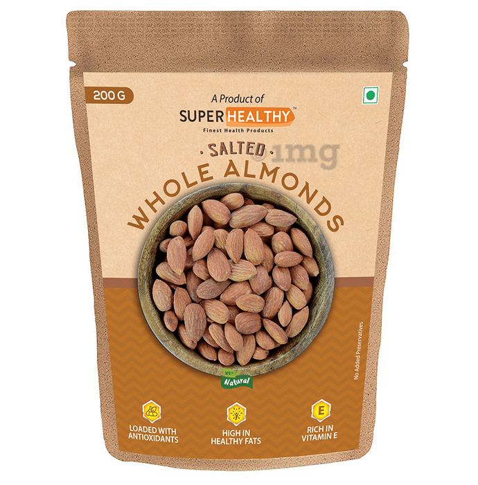 Super Healthy Salted Whole Almonds