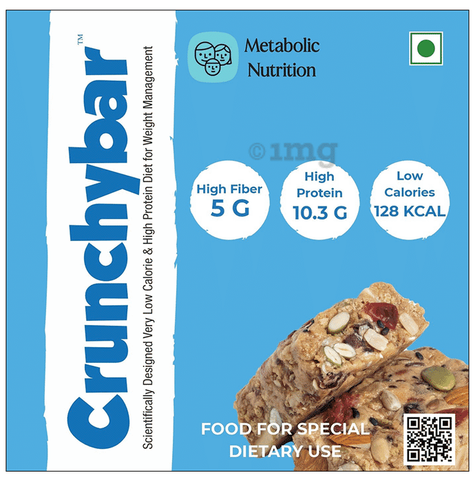 Metabolic Nutrition Crunchybar for Weight Management (35gm Each)