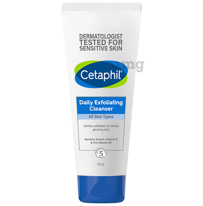 New Cetaphil Daily Exfoliating Cleanser with Vitamin E | For All Skin Types Cleanser