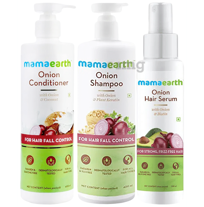 Mamaearth Anti- Hairfall Combo With Goodness Of Onion