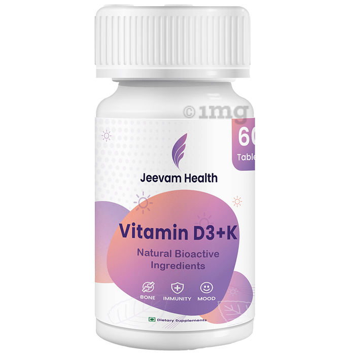 Jeevam Health Vitamin D3+K Tablet
