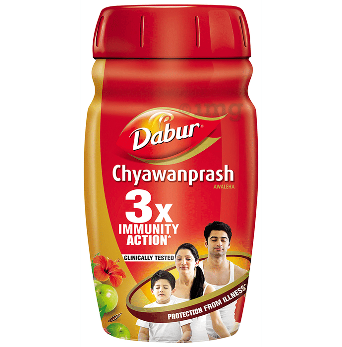 Dabur Chyawanprash | 3X Immunity Action | Builds Strength, Stamina & Overall Health