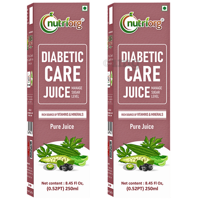 Nutriorg Diabetic Care Juice (250ml Each)