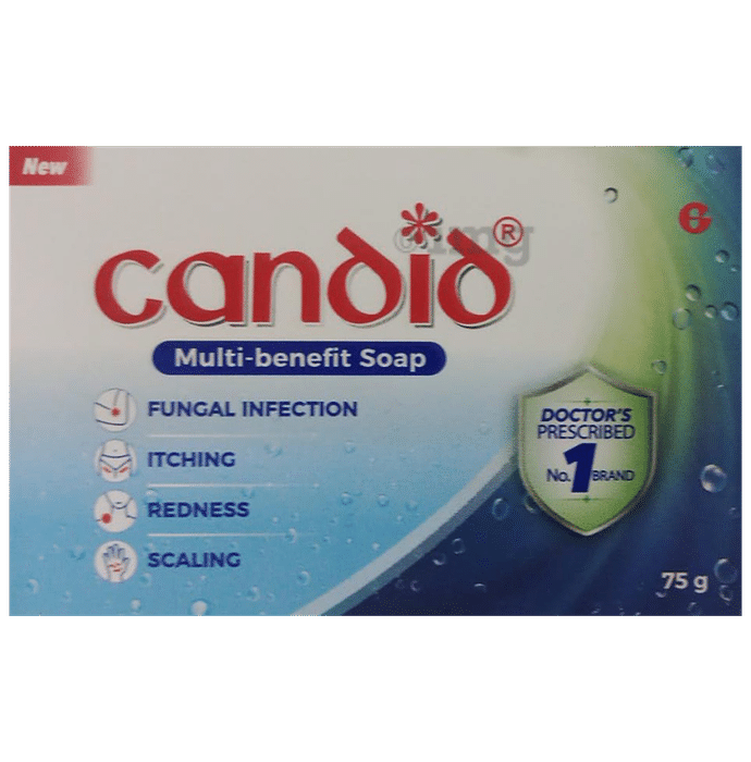 Candid Multi-Benefit Soap | For  Fungal Infection, Itching, Redness & Scaling Relief