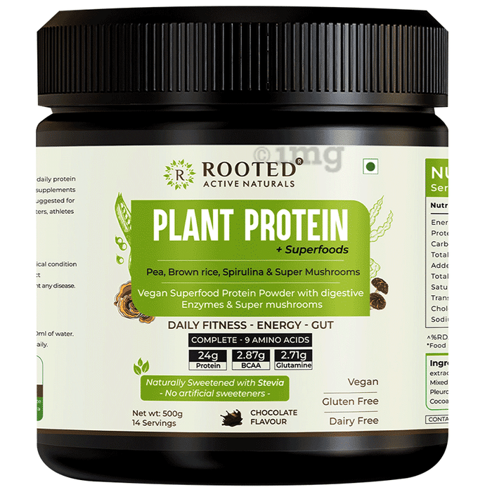Rooted Active Naturals Plant Protein + Superfoods Powder