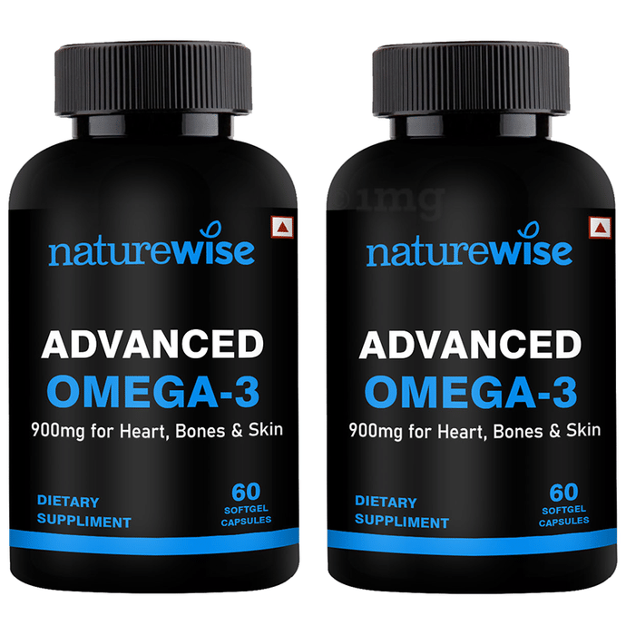 Naturewise Advanced Omega 3 900mg Softgel Capsule (60 Each)